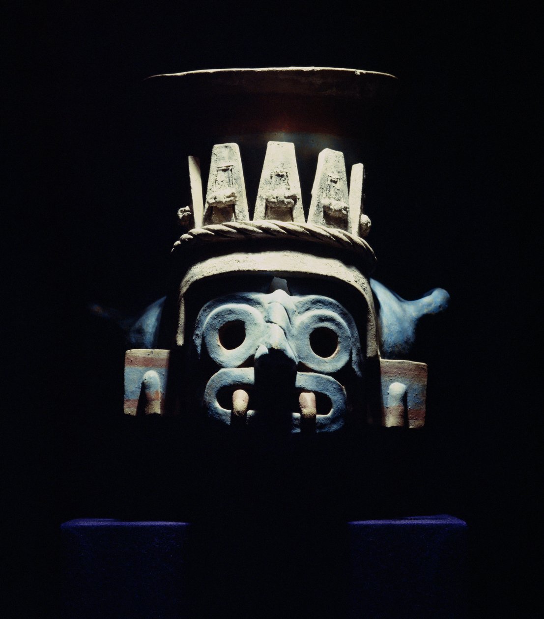 Brazier, amely a Tlacocot képviseli, a késői poszt klasszikus időszakát (kerámia) alkotó: Aztec