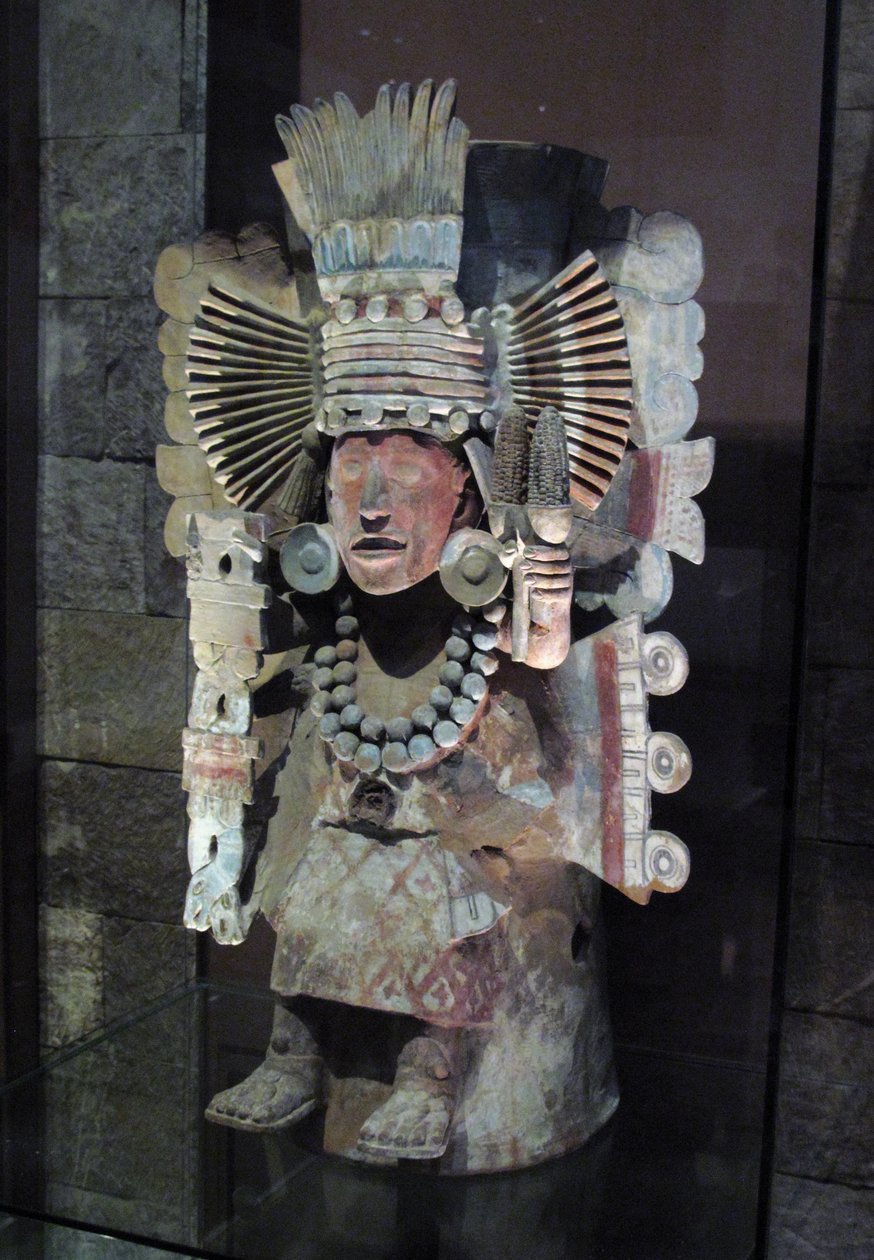 Füstölő a kukorica istennője, Xilonen alakjában, Tlahuac, késő posztklasszikus időszak, 1500 körül alkotó: Aztec