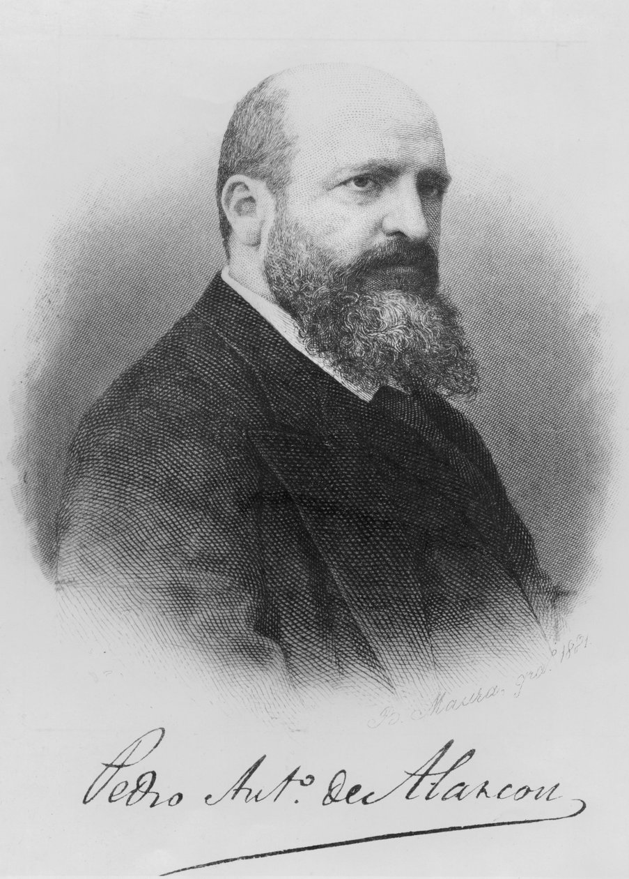 Pedro Antonio de Alarcon, 1881 alkotó: B. Maura