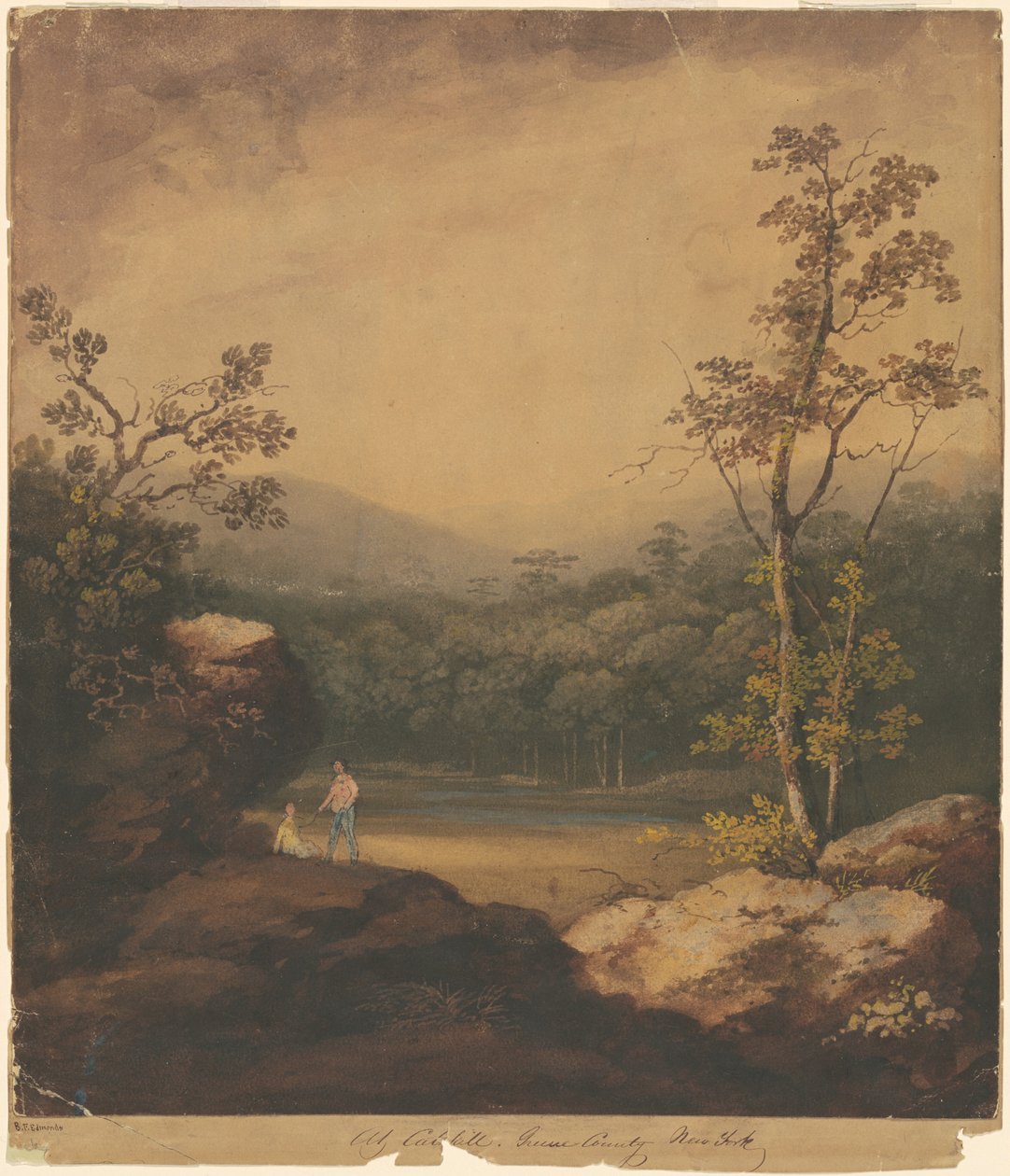 Catskillben, Greene megyében, New York államban alkotó: B. F. Edmonds