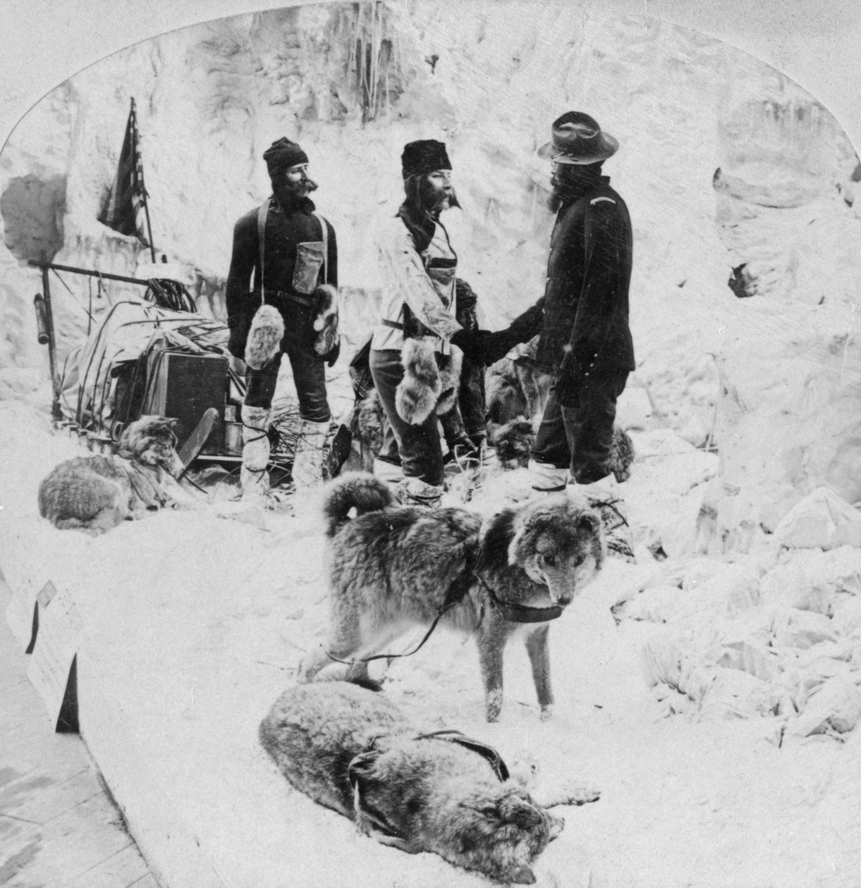 A Greely-expedíció, 1893. alkotó: B. W. Kilburn