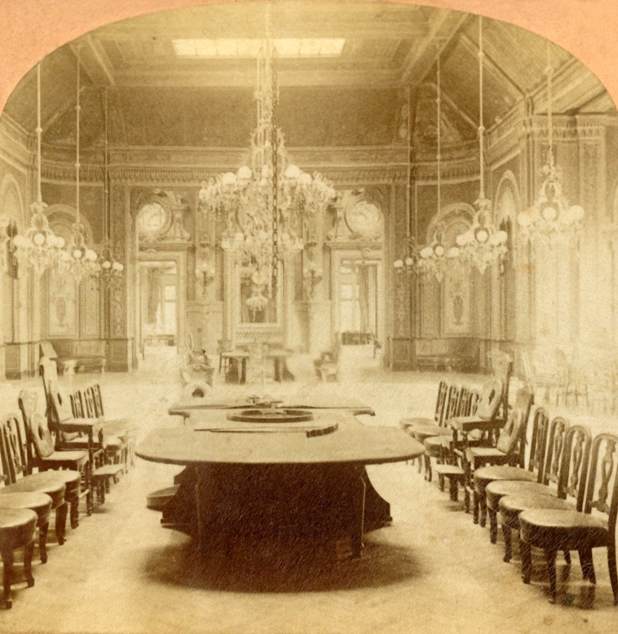A Monte Carlo-i Szerencsejáték Ház főcsarnoka, 1897. alkotó: B. W. Kilburn