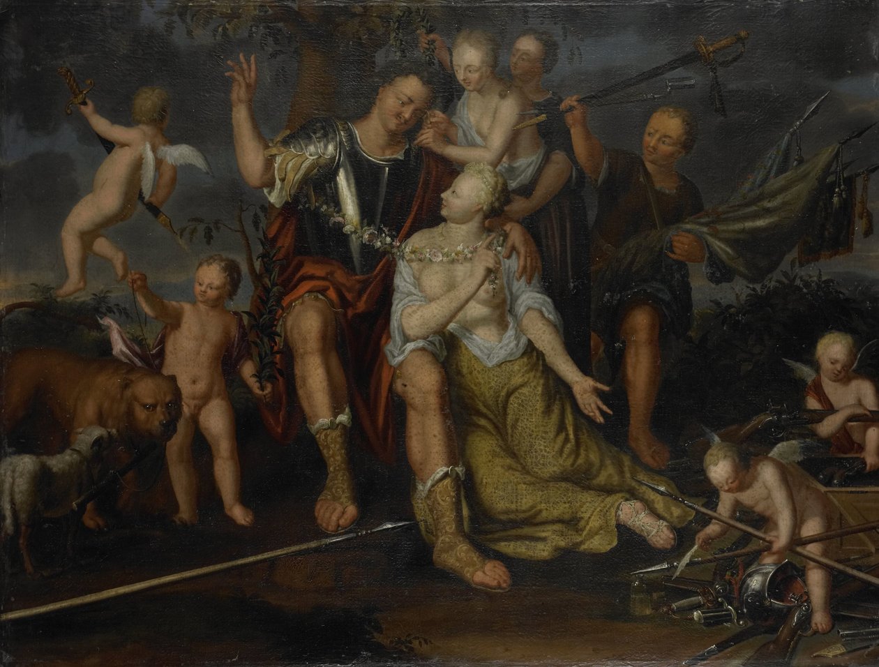 A béke allegóriája alkotó: B. van Kessel