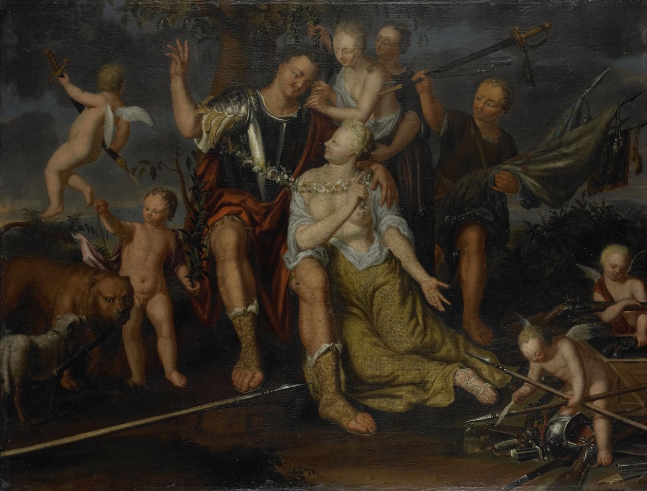 A béke allegóriája alkotó: B. van Kessel