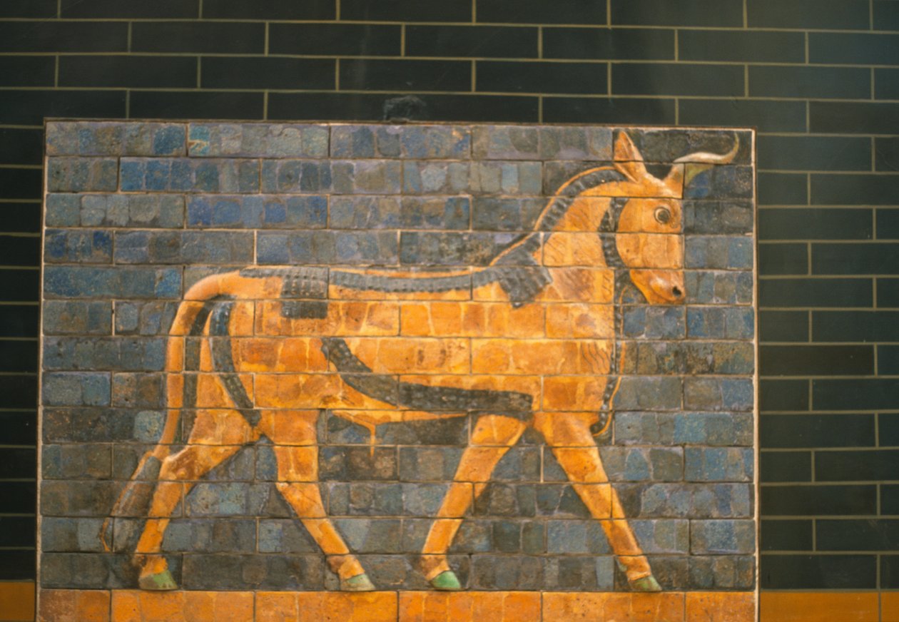 Bika, Babilonból (mázas tégla) alkotó: Babylonian