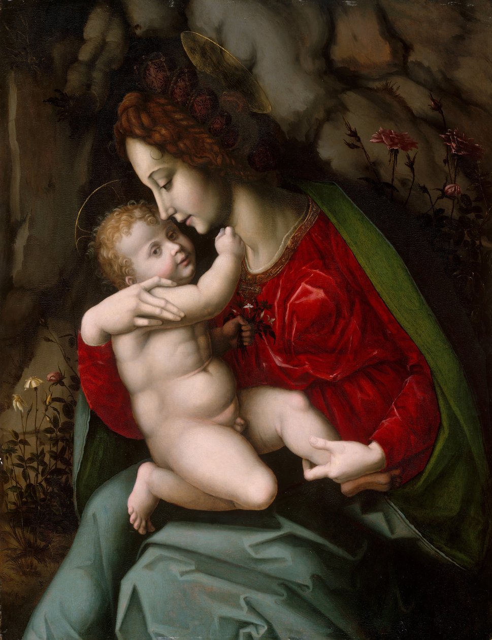 Madonna és gyermeke, valószínűleg az 1520-as évek elején. alkotó: Bacchiacca