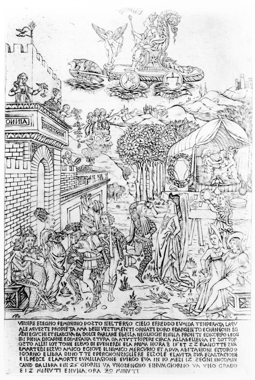 Vénusz, 1464 körül alkotó: Baccio Baldini