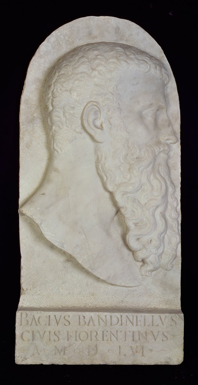 Önarckép, 1556 (márvány) alkotó: Baccio Bandinelli
