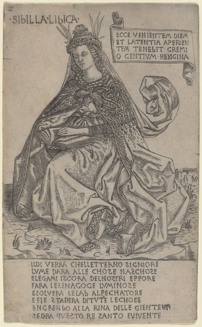 Líbiai Szibilla, c. 14701480. alkotó: Baccio Baldini
