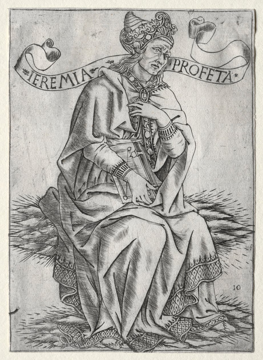 A próféták: Jeremiás, c. 1470-75. alkotó: Baccio Baldini