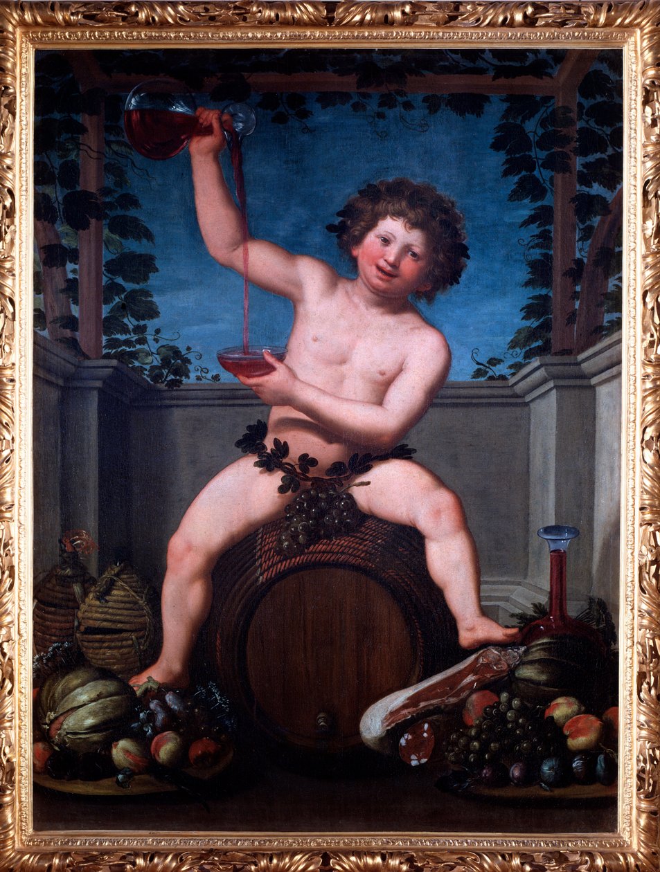 Bacchus (Festmény, 1630 körül) alkotó: Baccio del Bianco