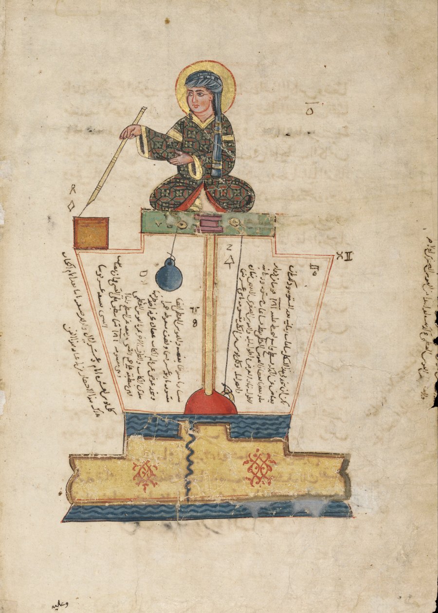 Az Automata kézirata alkotó: Badi al Zaman ibn al Razzaz al Jazari