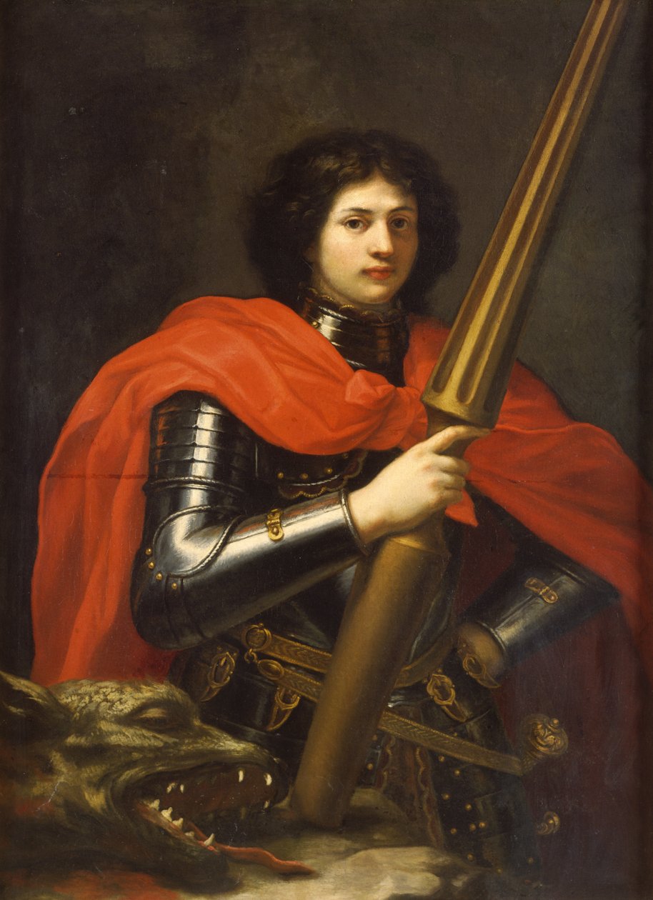 Szent György (olaj, vászon) alkotó: Baldassare  Franceschini