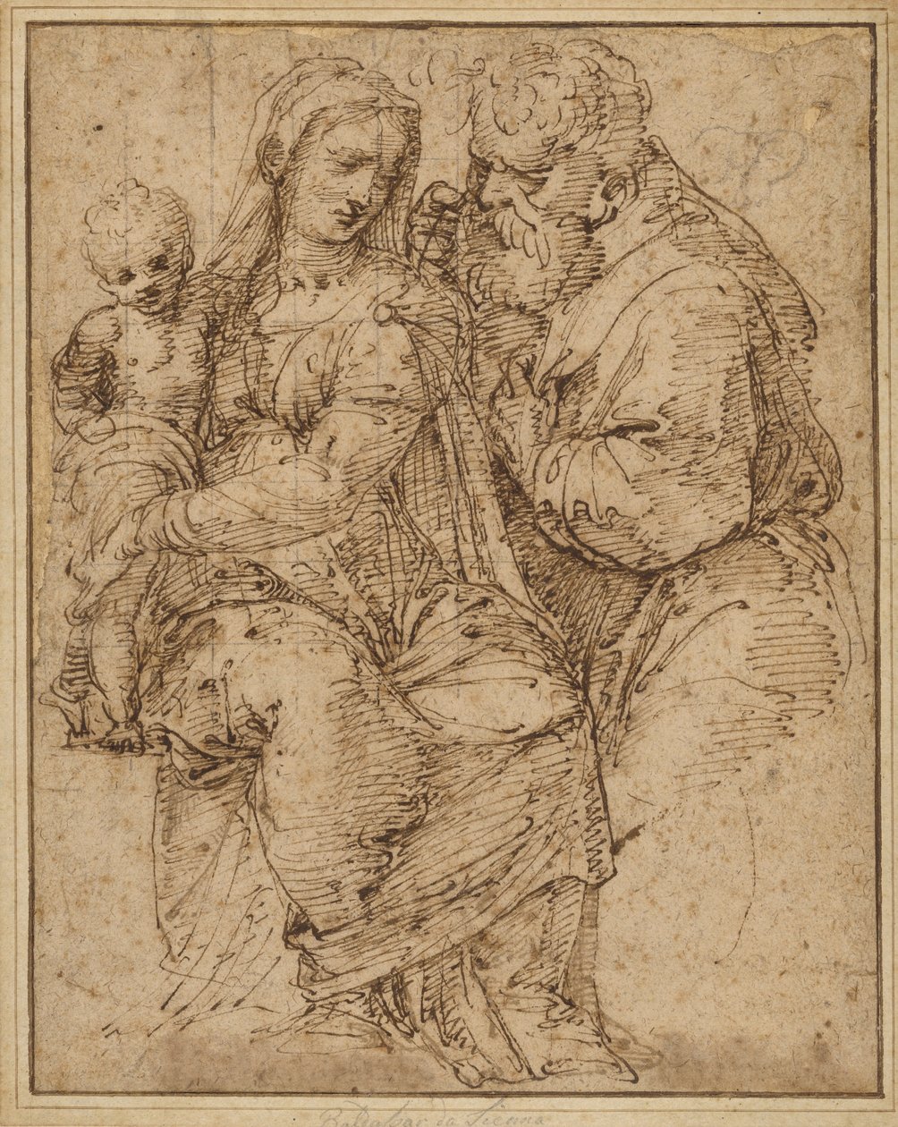A Szent Család alkotó: Baldassare Peruzzi