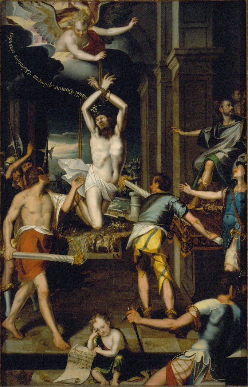 Szent Pontianus vértanúsága alkotó: Baltasar de Echave Orio