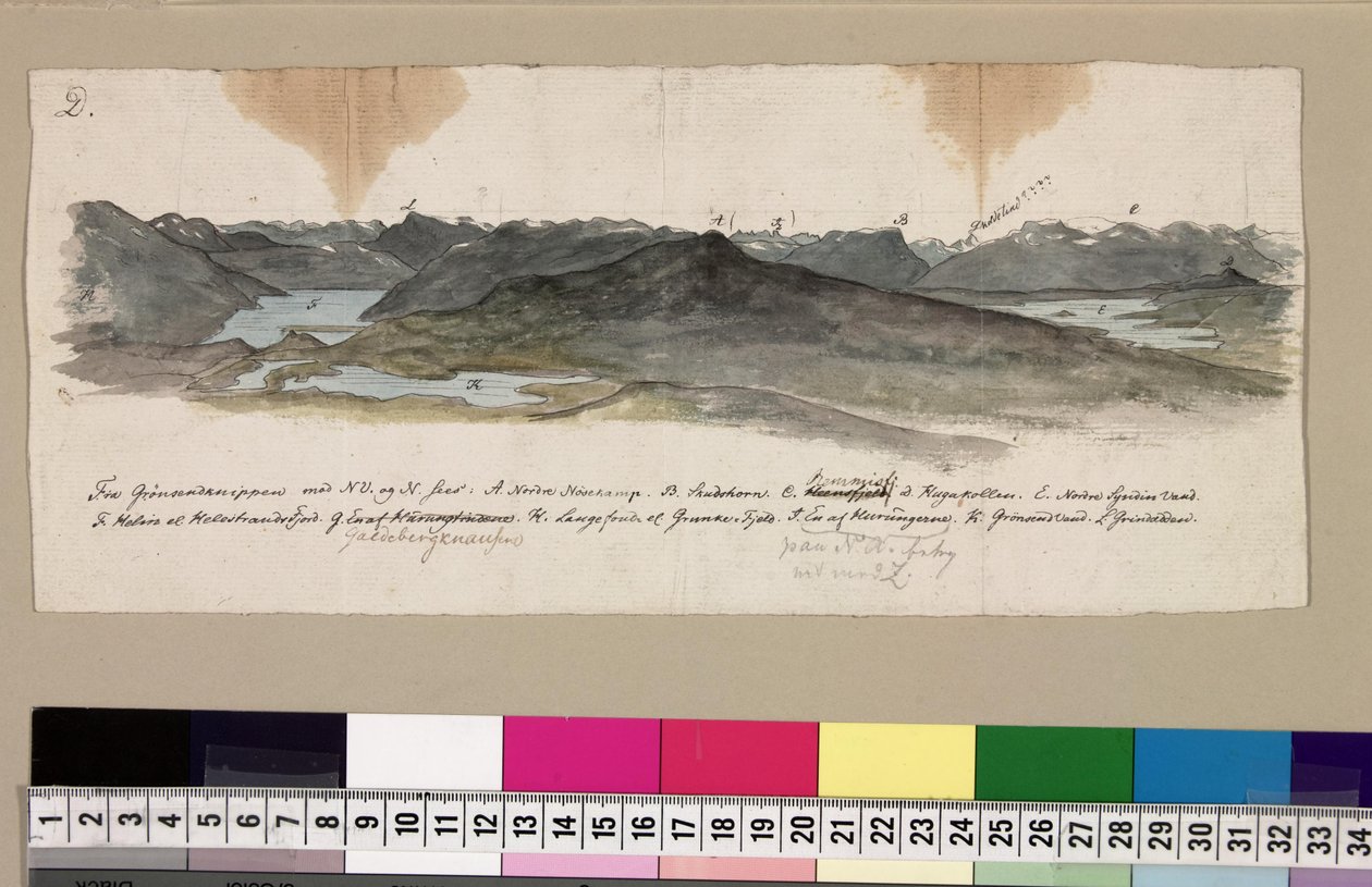 Emlékezés a hegyi utazásra 1820 -ban alkotó: Baltazar Mathias Keilhau
