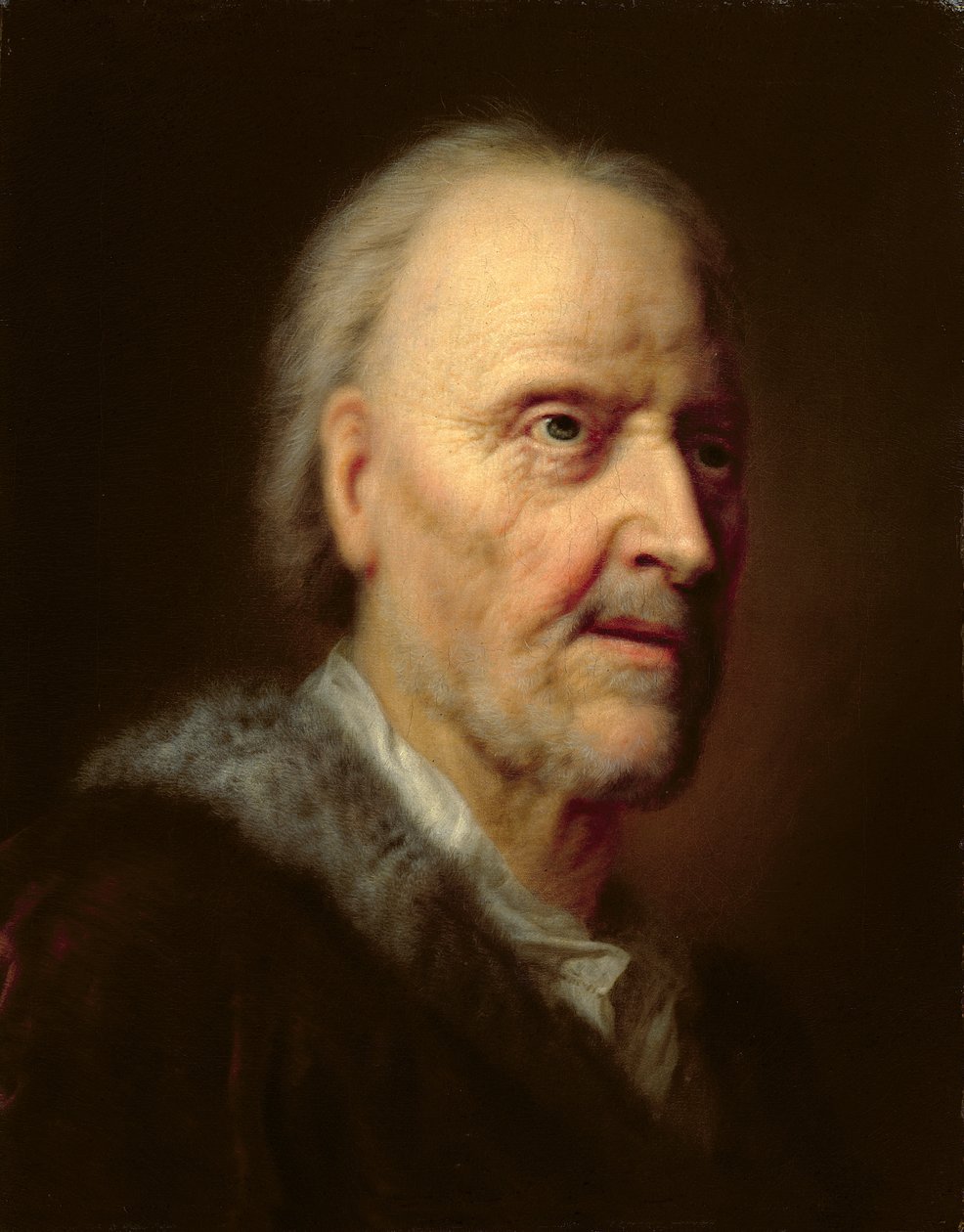 Egy öregember portréja alkotó: Balthasar Denner