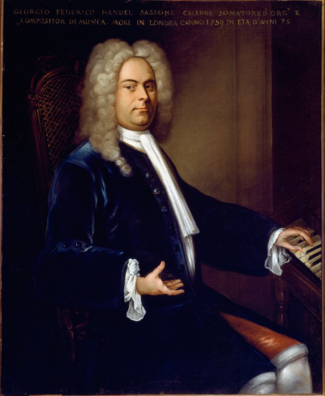 George Frederick Handel (Georg Friedrich Handel alkotó: Balthasar (after) Denner