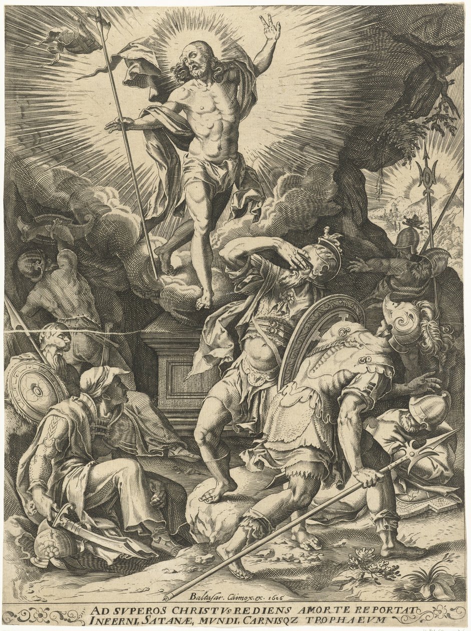 Krisztus feltámadása alkotó: Balthasar Caymox