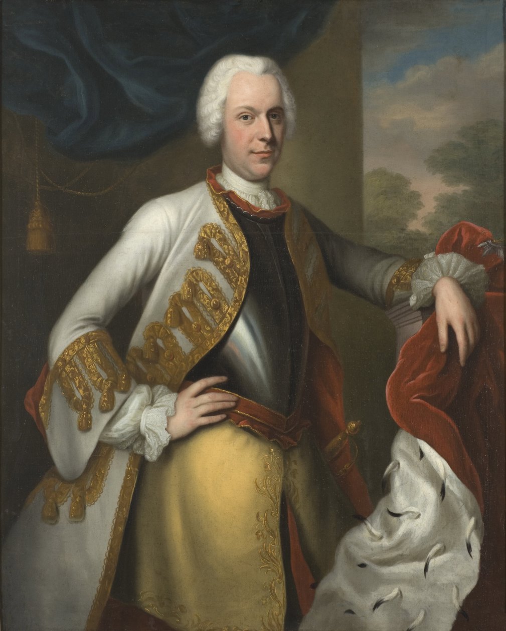 Adolphe Frederic de Suede – Denner, Balthasar (1685-1749) Adolph Frigyes (1710-1771), svéd király portréja. Olajfestmény. Mérete: 120x100 cm. Nemzeti Múzeum Stockholm alkotó: Balthasar Denner