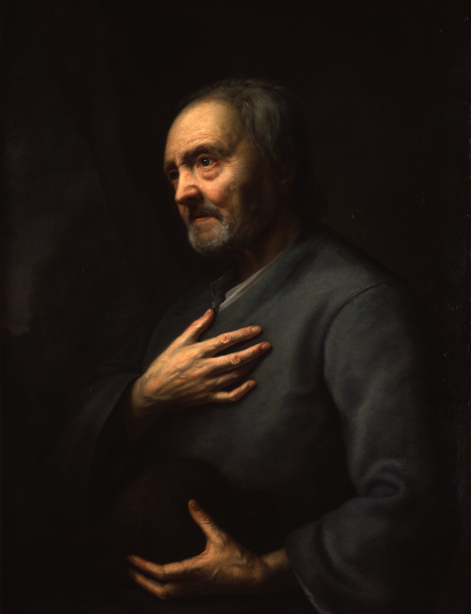 Egy idős férfi arcképe alkotó: Balthasar Denner