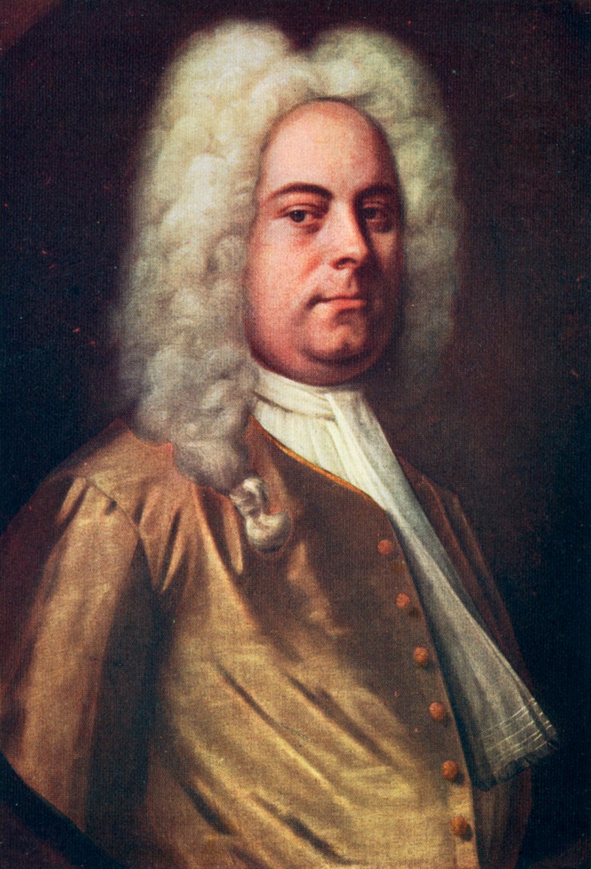George Frideric Händel, 1685-1759, német zeneszerző, 1730-as évek alkotó: Balthasar Denner