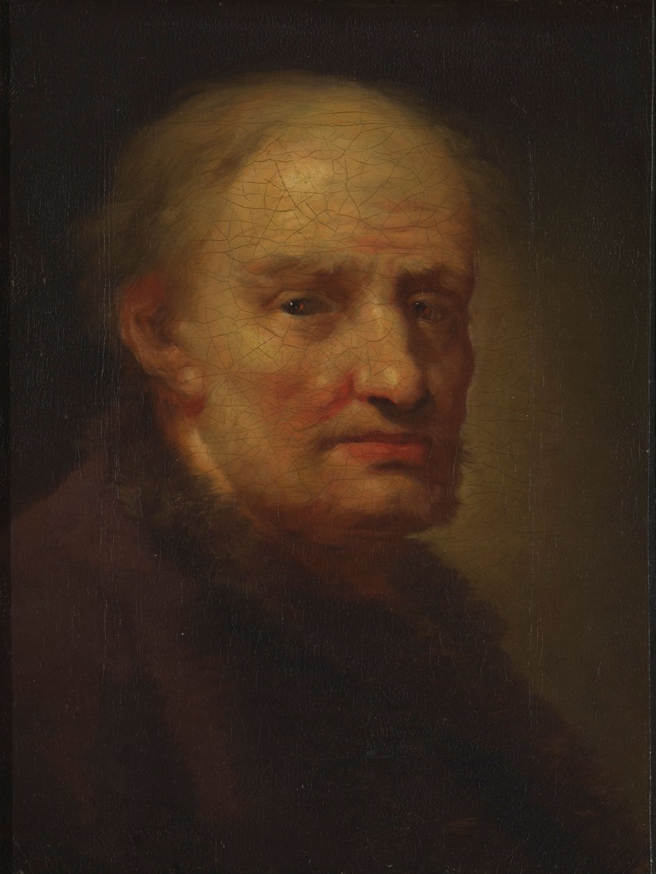 Egy öregember feje alkotó: Balthasar Denner