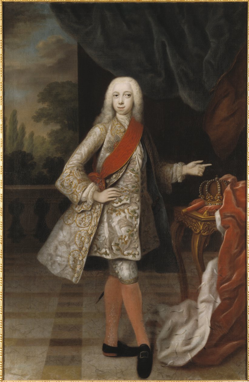 Pierre III (Tsarde Russie) – III. Péter orosz cár (1728-1762) portréja, Denner, Balthasar (1685-1749). Olajfestmény. Mérete: 184x118 cm. Nemzeti Múzeum Stockholm alkotó: Balthasar Denner