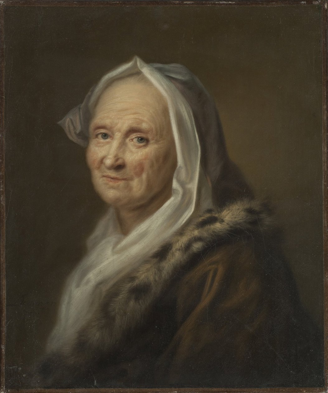 Egy idős hölgy portréja alkotó: Balthasar Denner
