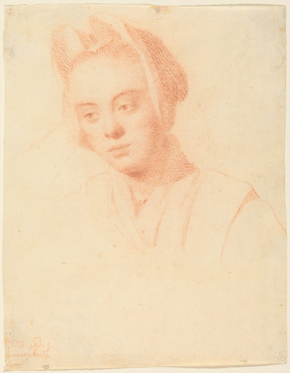 A művész felesége, Esther alkotó: Balthasar Denner