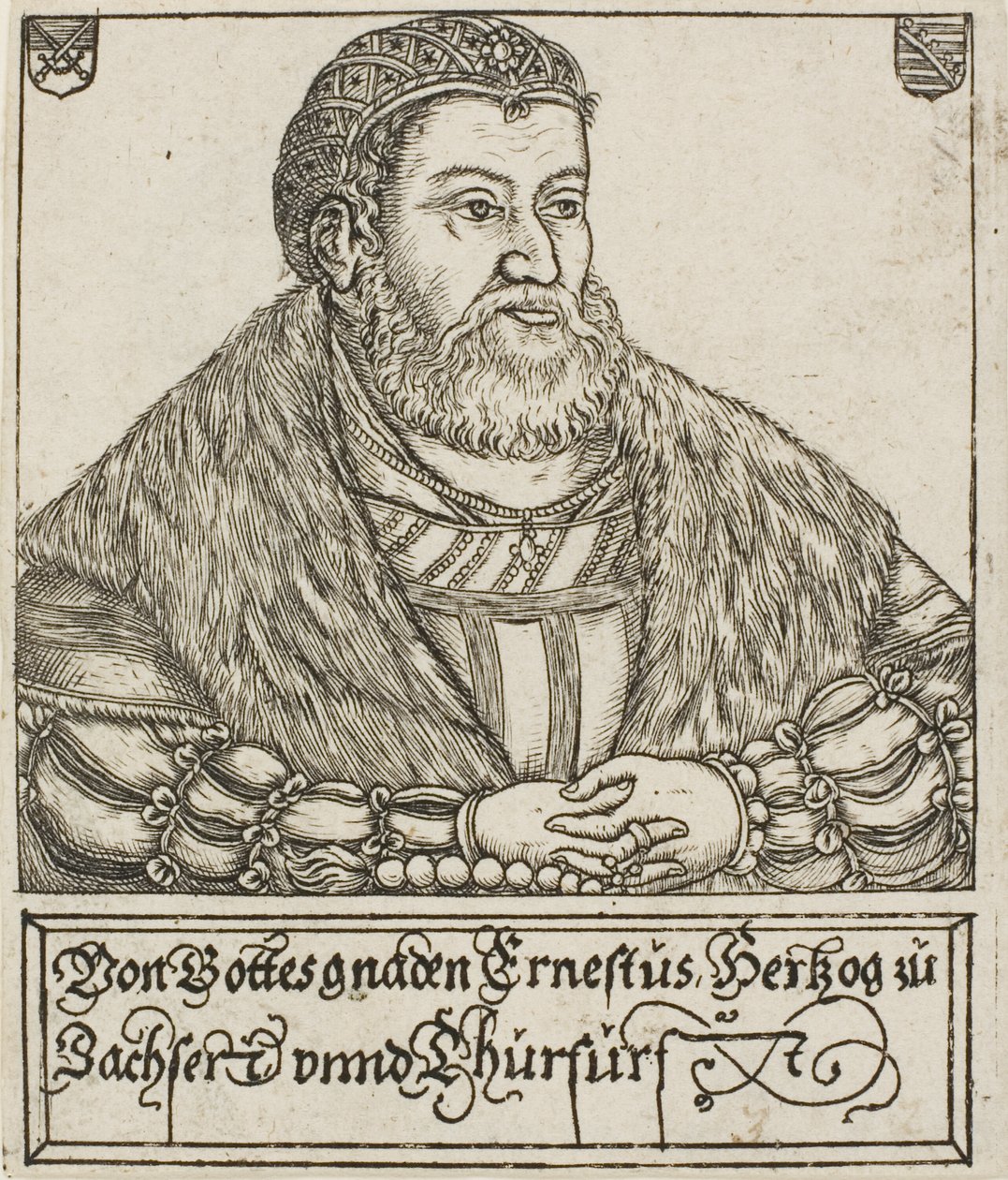 Ernest, a szász hercegek és választófejedelmek közül alkotó: Balthasar Jenichen