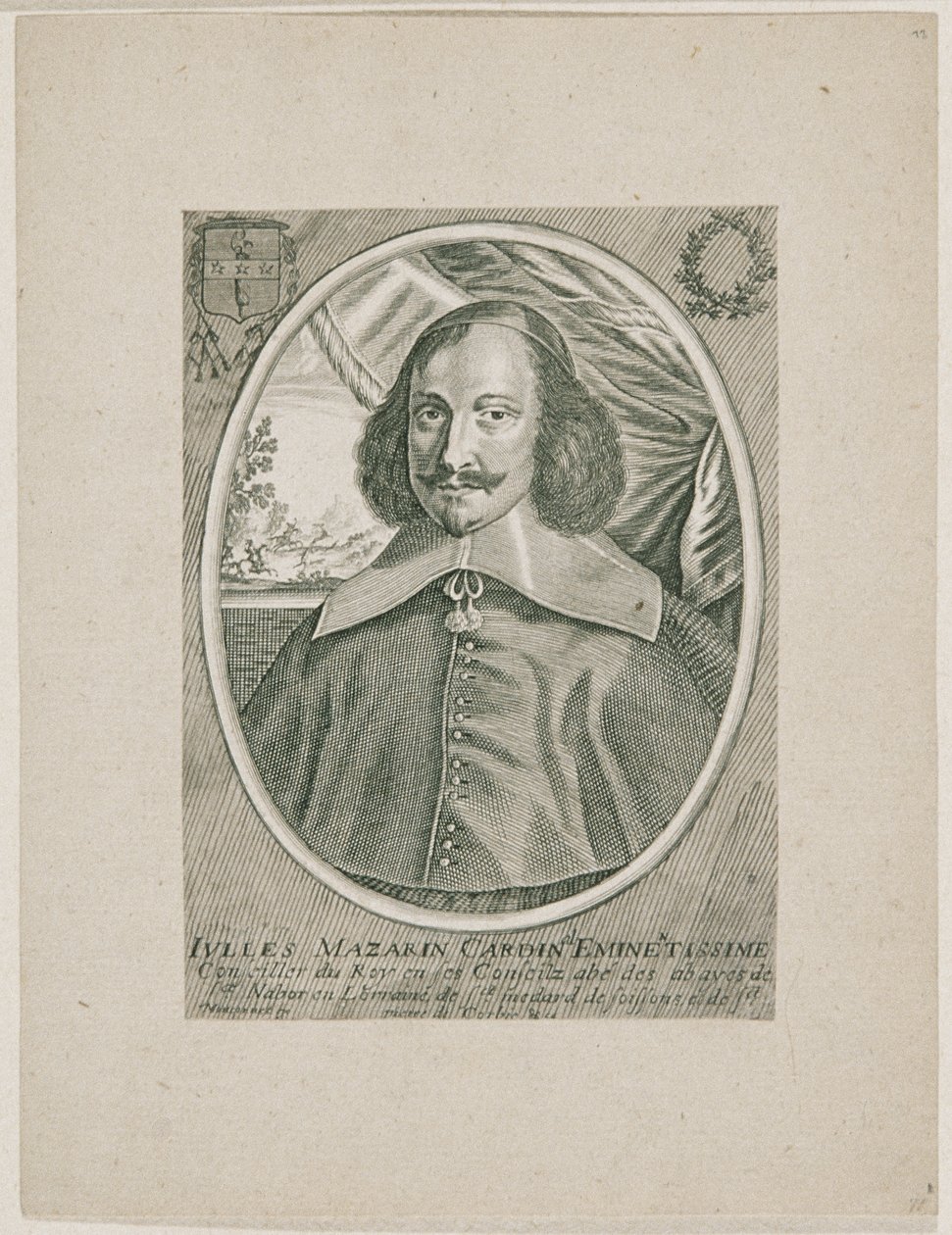 Jules Mazarin bíboros alkotó: Balthasar Moncornet