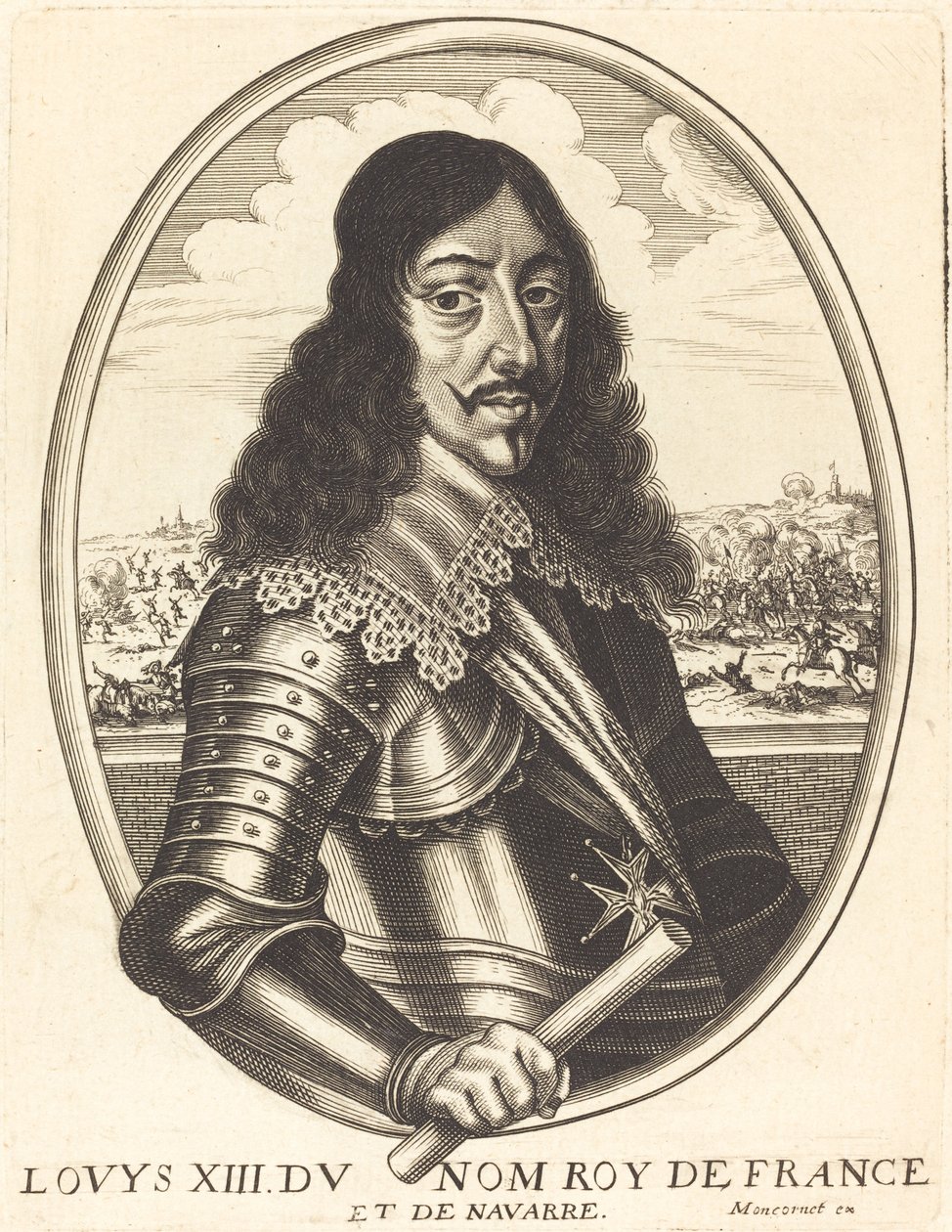 XIII. Lajos francia király alkotó: Balthasar Moncornet