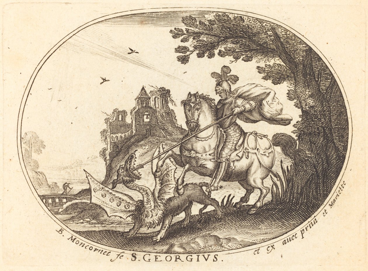 Szent György és a sárkány alkotó: Balthasar Moncornet