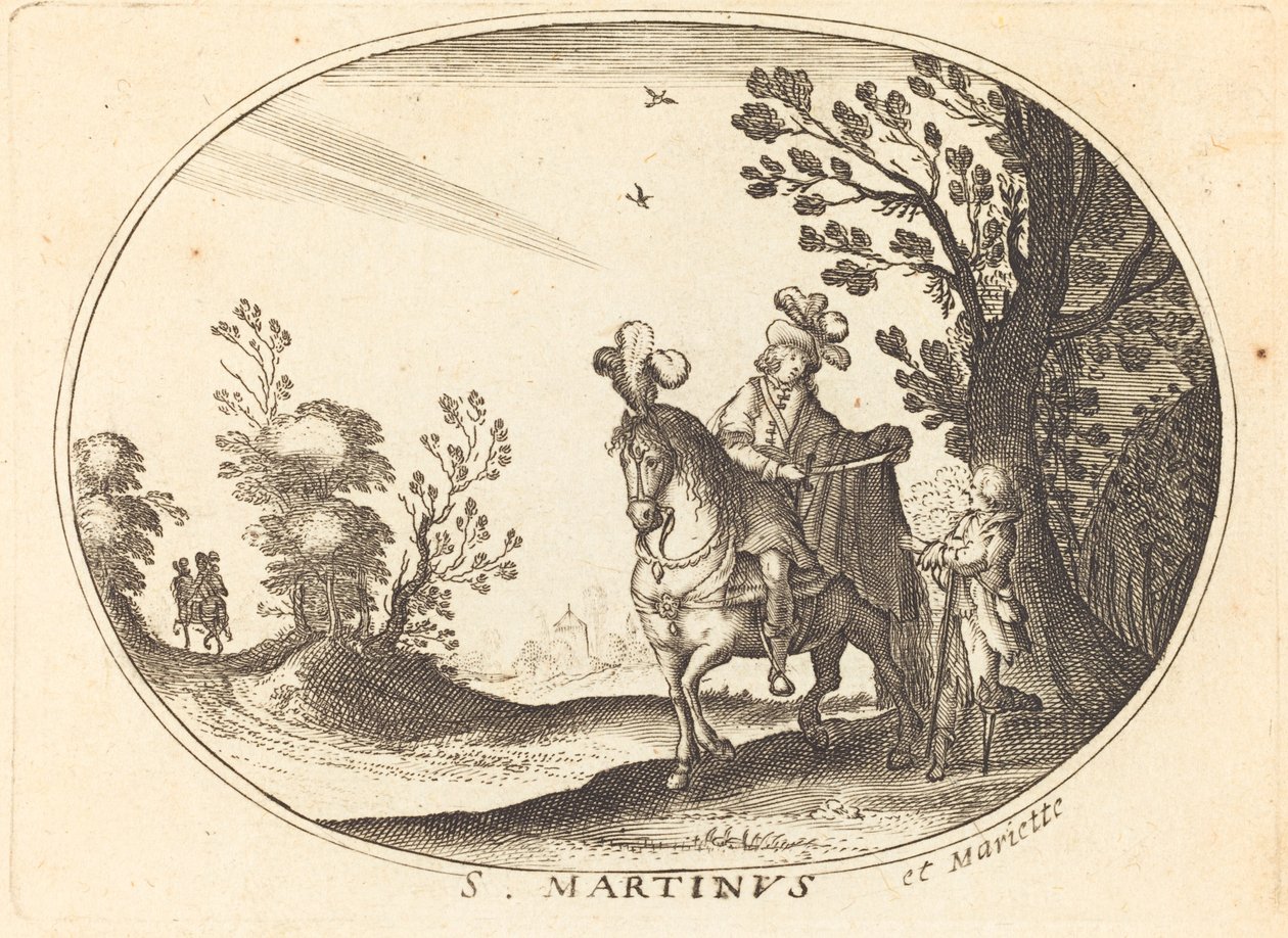Szent Márton és a koldus alkotó: Balthasar Moncornet