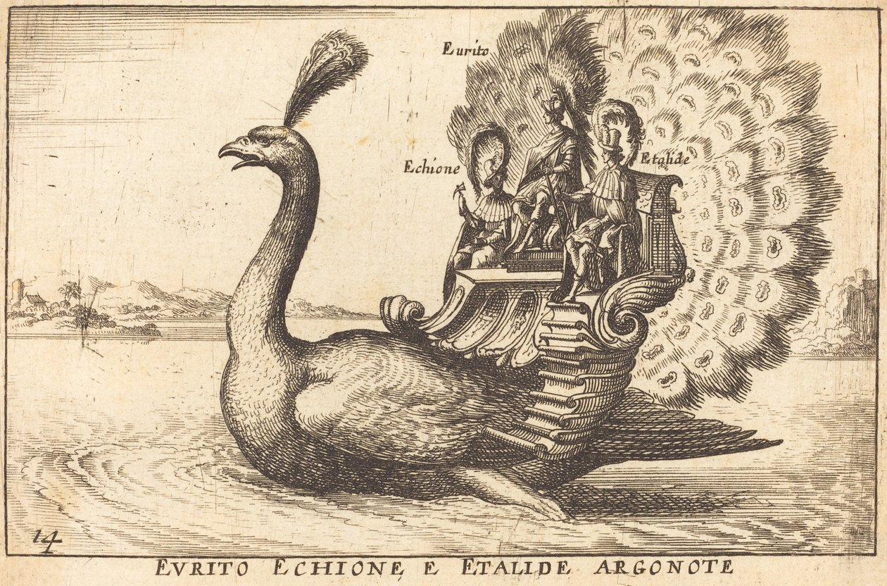 Evrytus Echione az Etalides, az argonautától alkotó: Balthasar Moncornet after Remigio Cantagallina