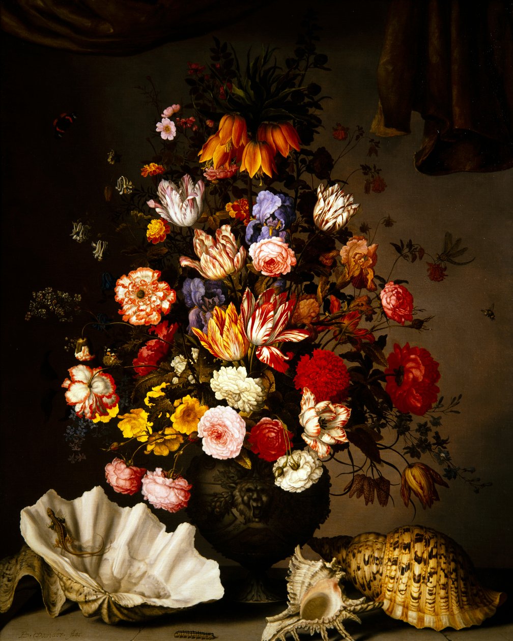 Virágok csendélete (festmény) alkotó: Balthasar van der Ast