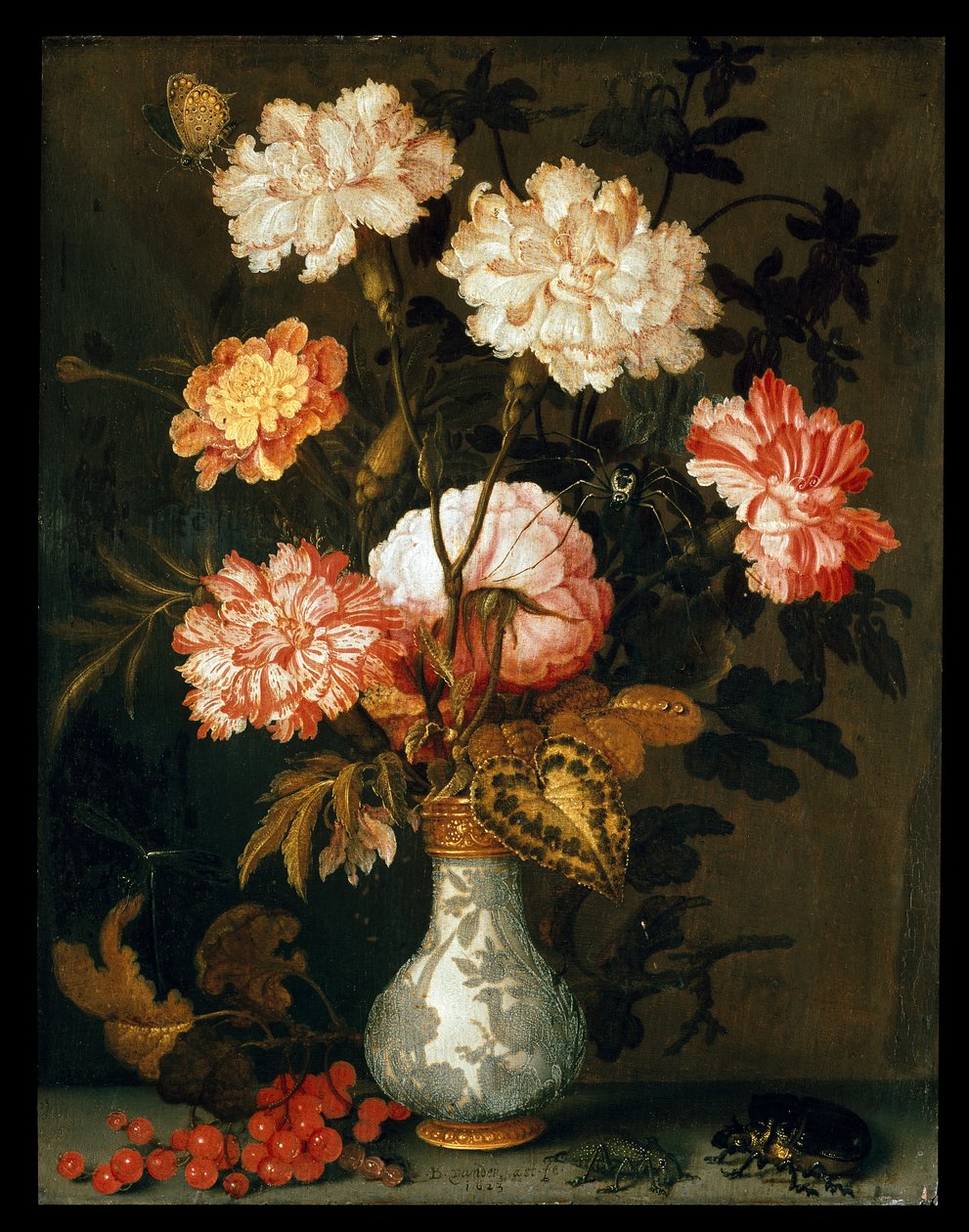 Virágváza, 1620-1629 alkotó: Balthasar van der Ast