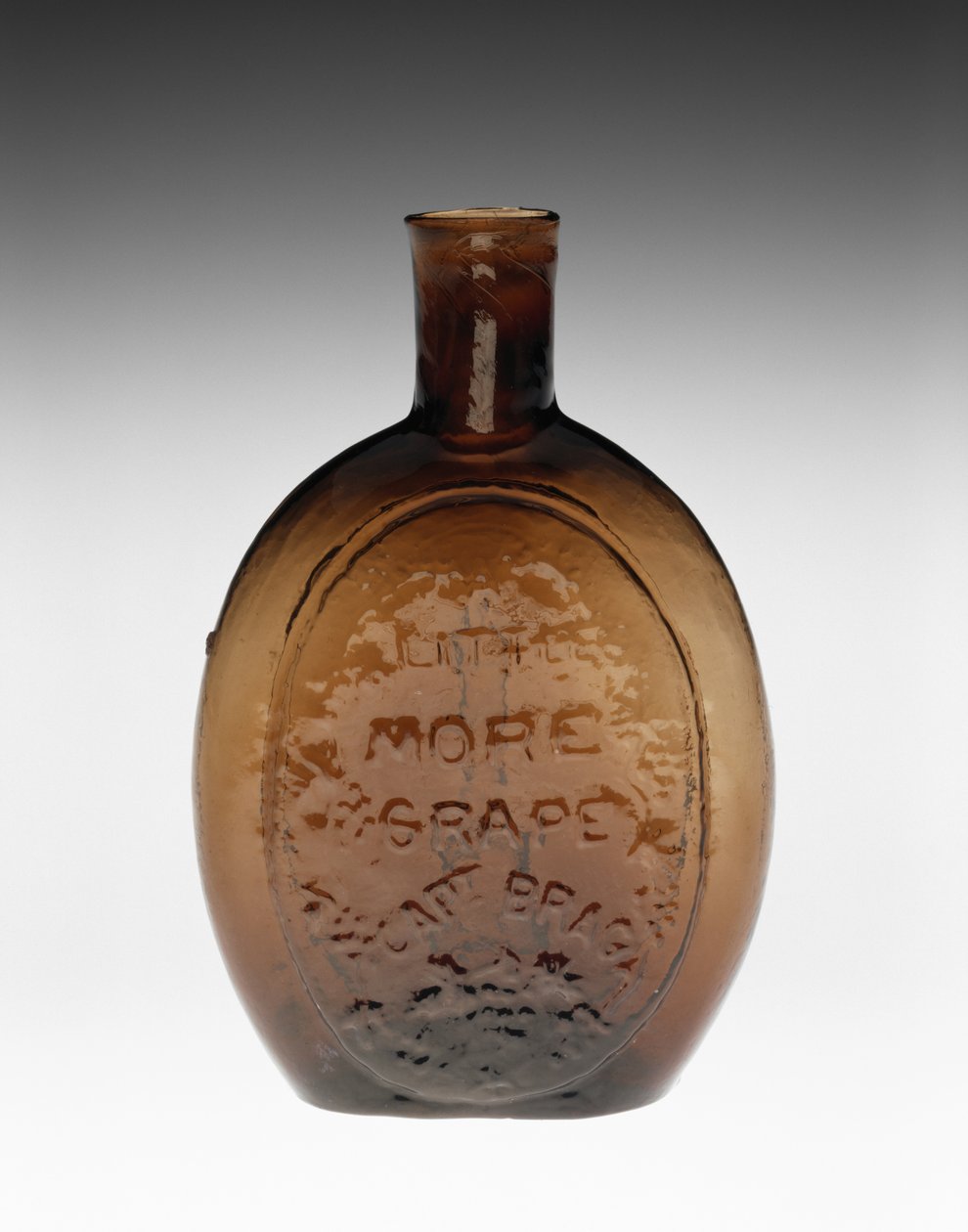 Figurás lombik, c. 1847 (ólommentes üveg) alkotó: Baltimore Glass Works