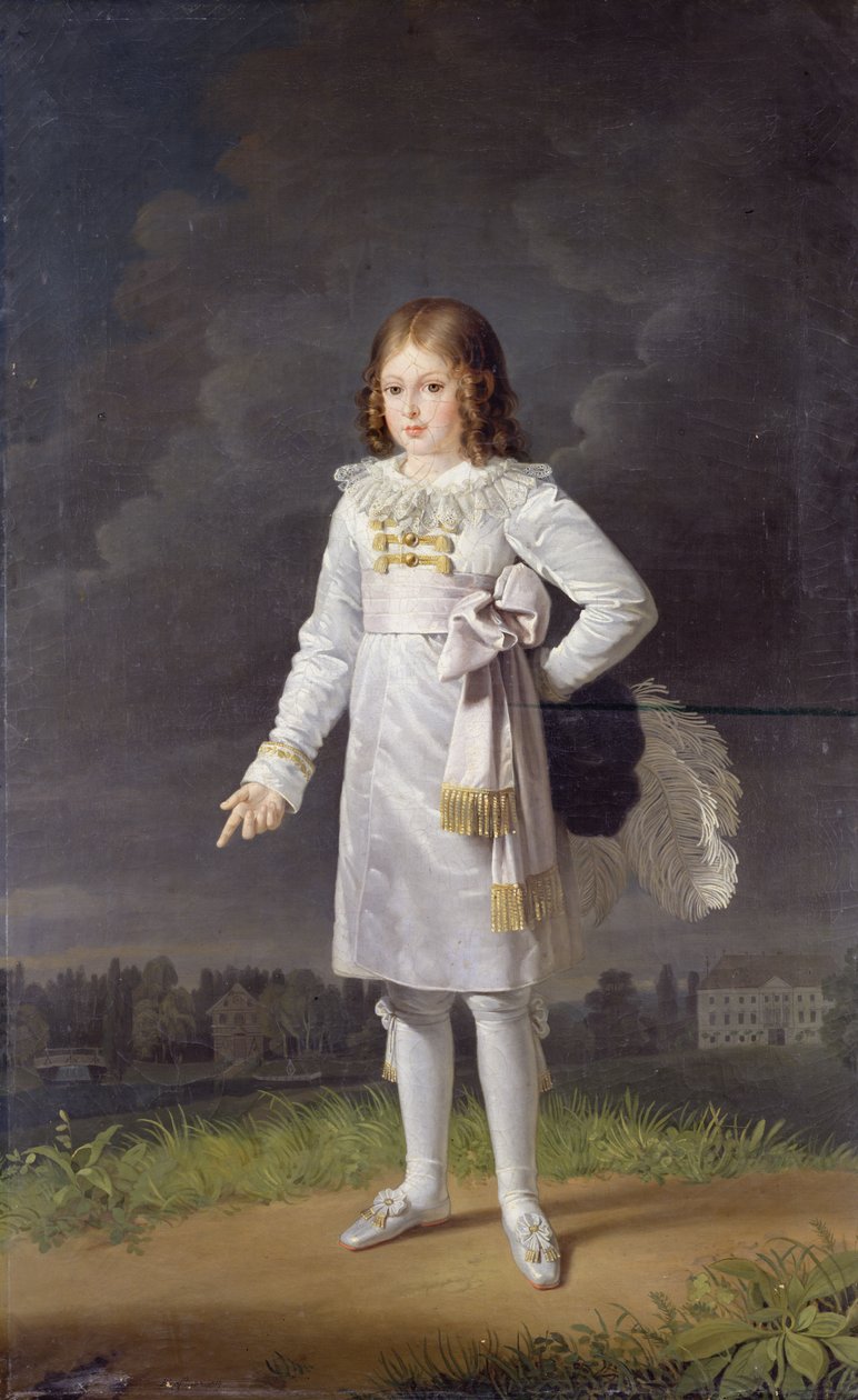 Frigyes Napóleon (1815-33) Bacciochi herceg, 1819 alkotó: Barbara Krafft