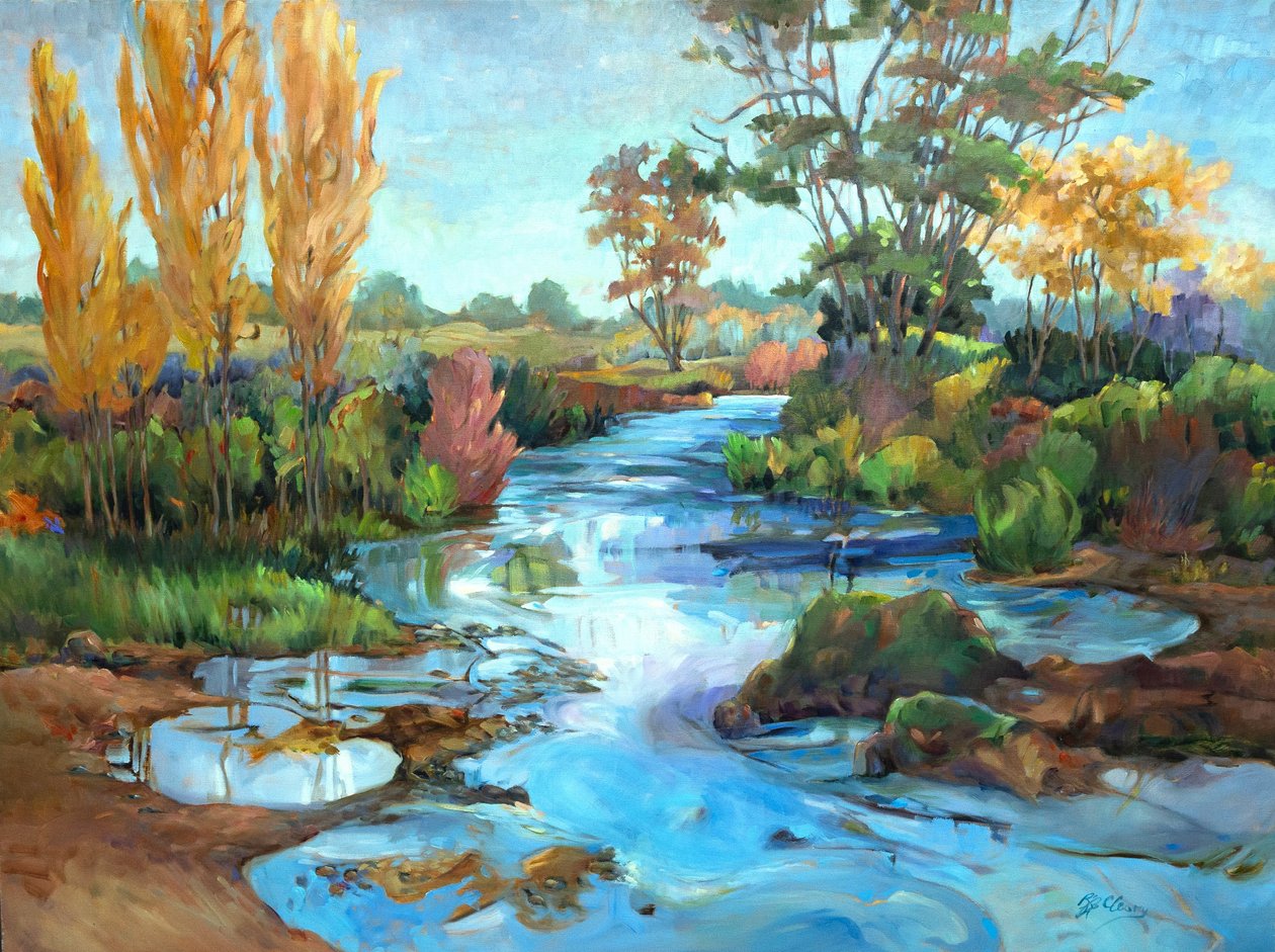 Marais De Cygnes, 1990-2005 körül (olaj, vászon) alkotó: Barbara Cleary