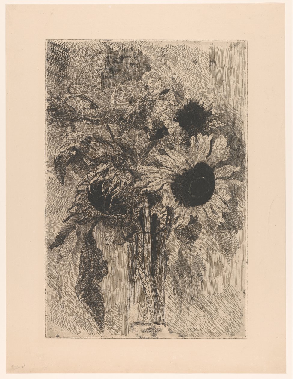Napraforgó vázában alkotó: Barbara Elisabeth van Houten (signed by artist)