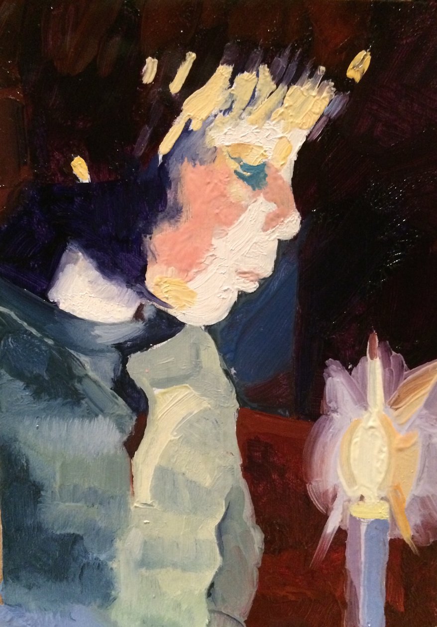 „Gyertyafény 4”, 2015 alkotó: Barbara Hoogeweegen