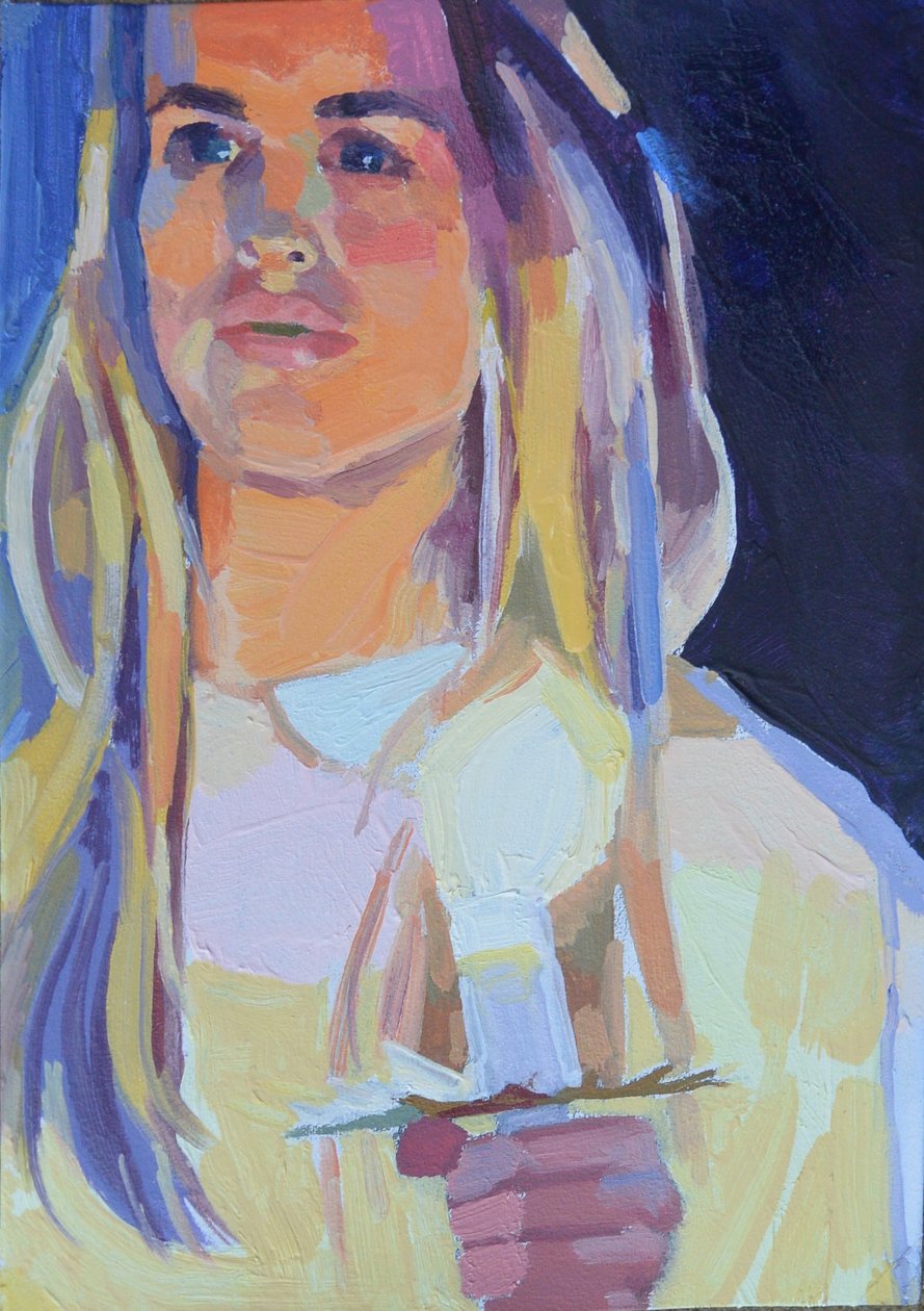 „Gyertyafény 5”, 2015 alkotó: Barbara Hoogeweegen