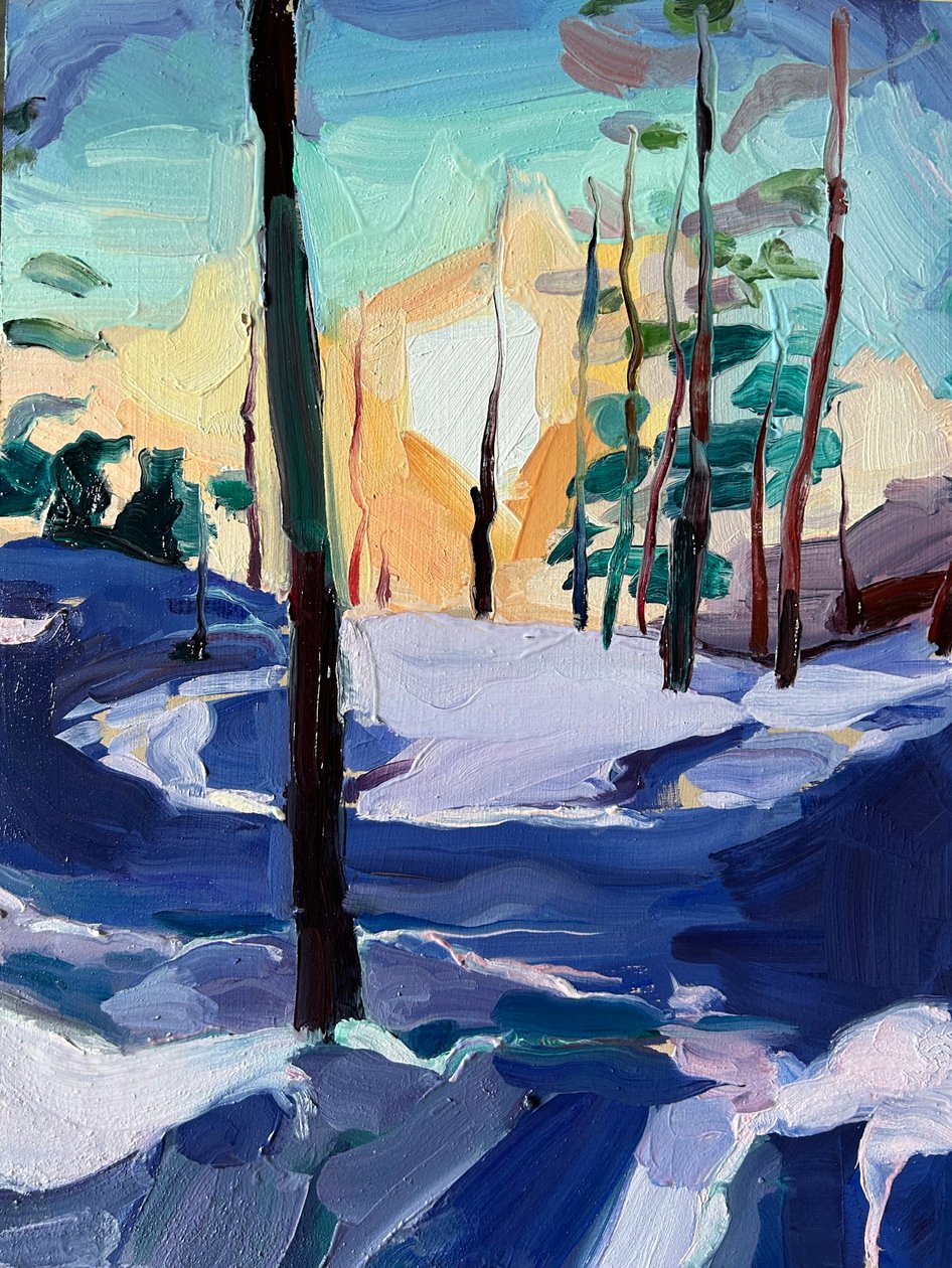 There are no wasted days, 2023 (oil on canvas) alkotó: Barbara Hoogeweegen