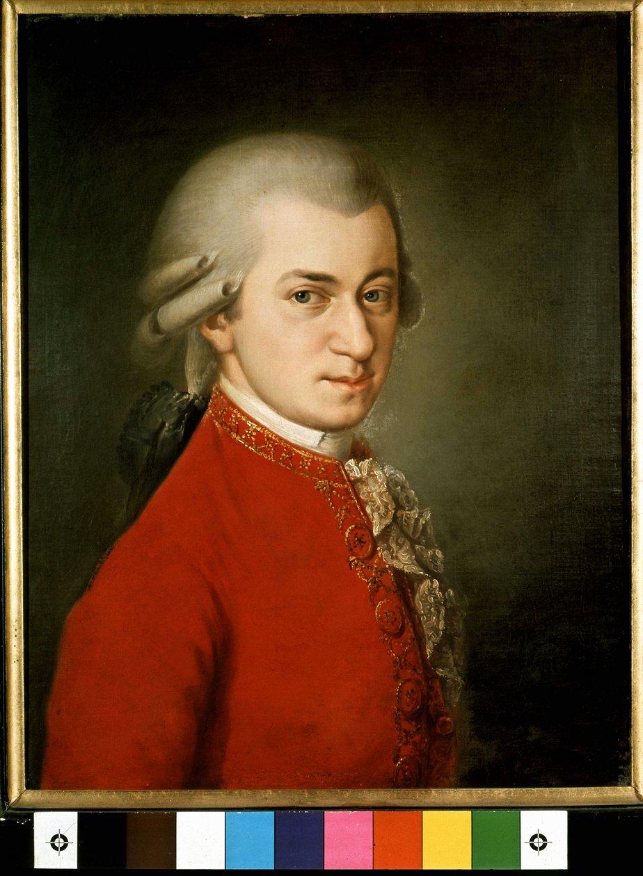 Wolfgang Amadeus Mozart (1756-1791) portréja – Barbara Krafft festménye alkotó: Barbara Krafft