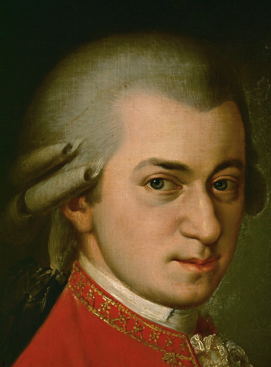 Wolfgang Amadeus Mozart ... (olaj, vászon) alkotó: Barbara Krafft