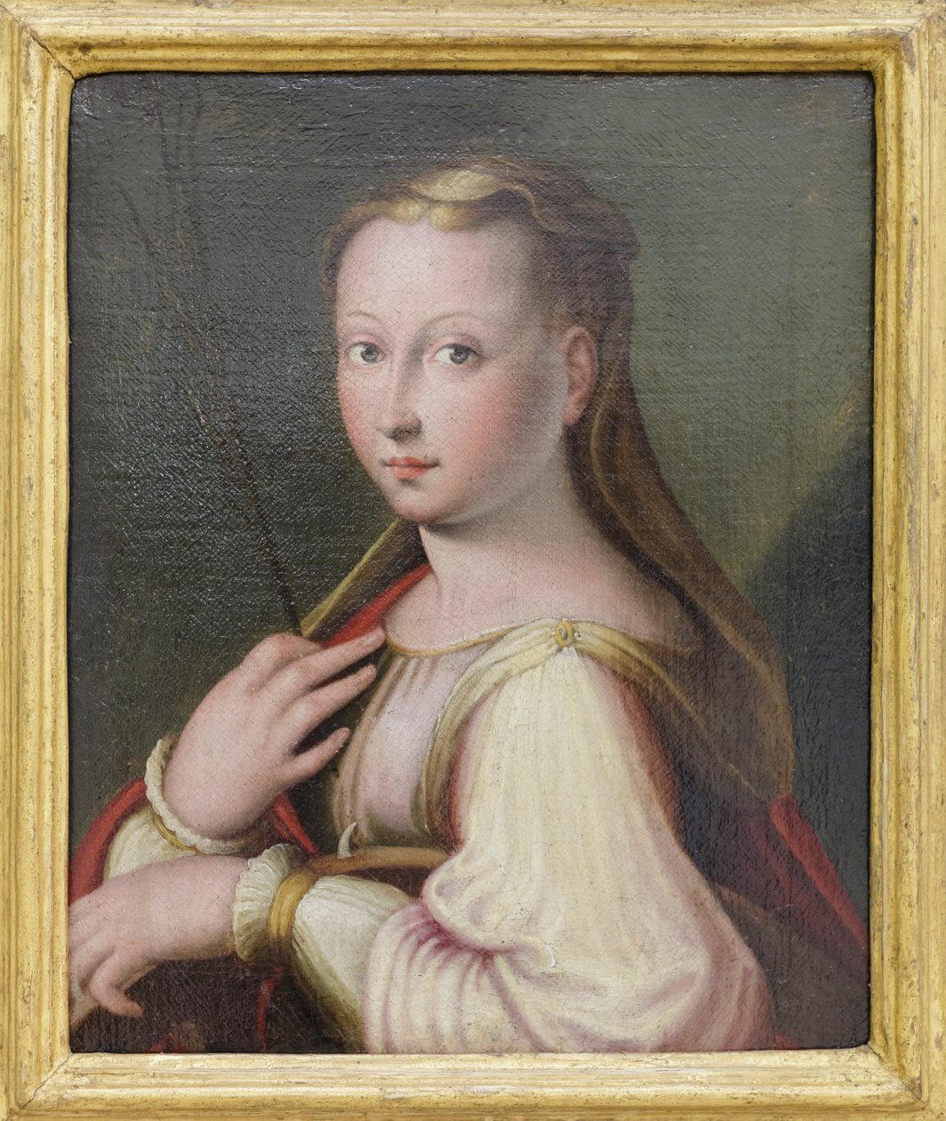 Alexandriai Szent Katalin (festmény) alkotó: Barbara Longhi