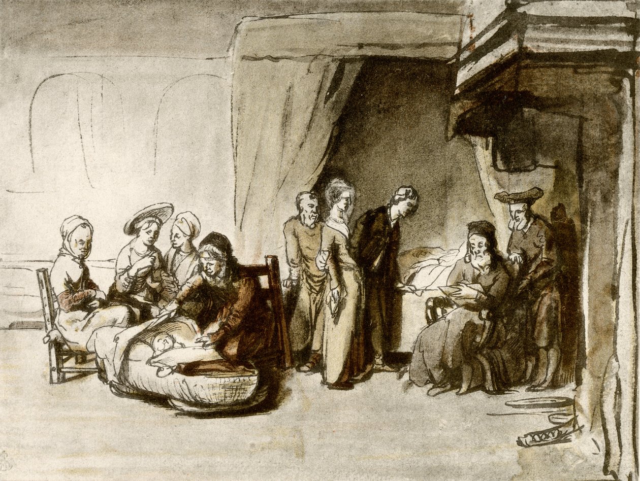 Keresztelő János névadása alkotó: Barent Fabritius