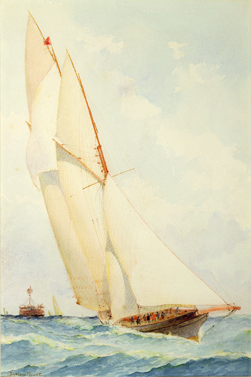 Schooner a vitorlák alatt alkotó: Barlow Moore